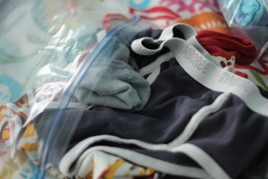 Ts clothes in bag