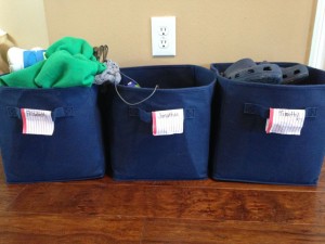 The kid's baskets